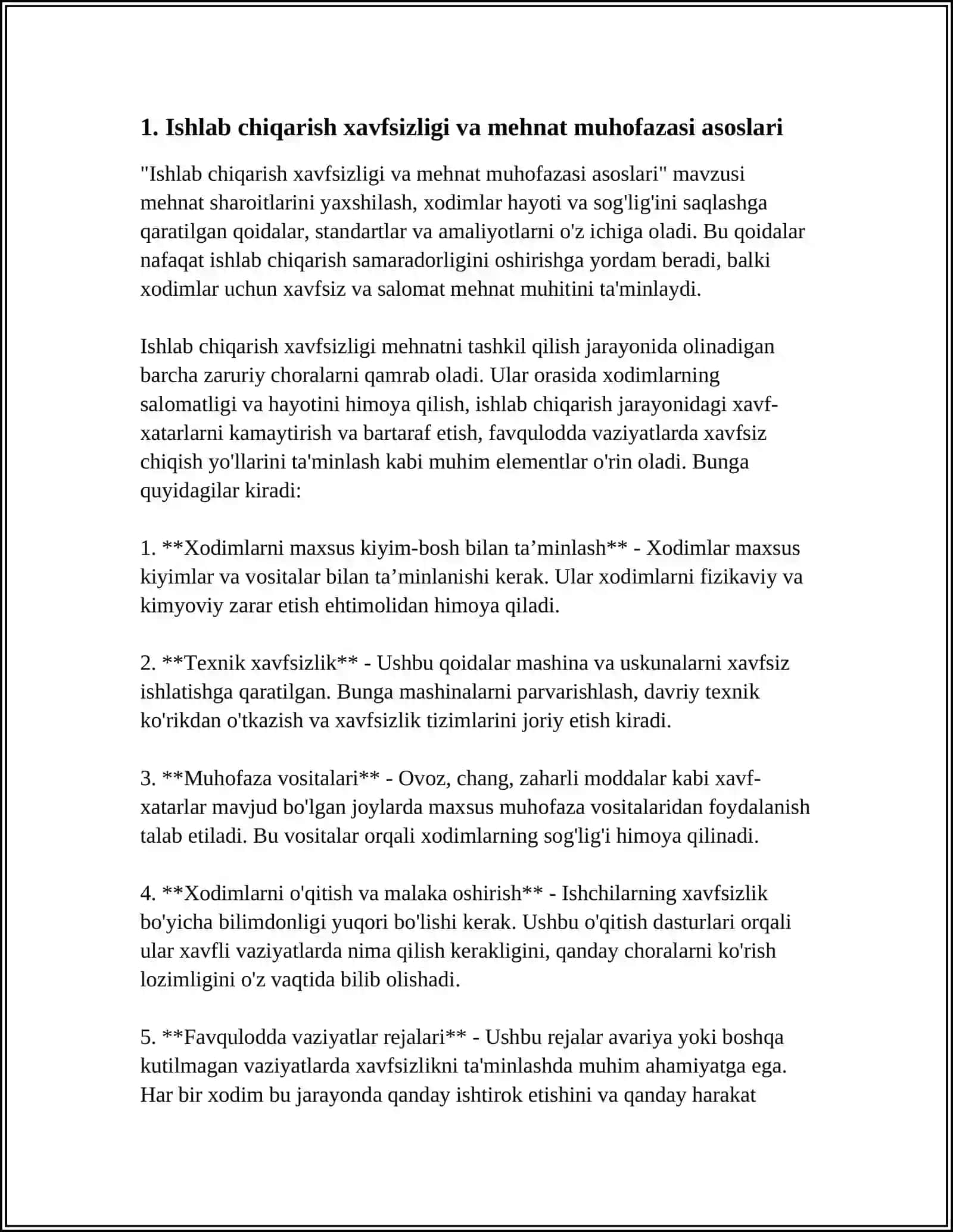 ISHLAB CHIKARISH XARAKATINI VA ZARARSIZ ISHLASH YOLARI 4