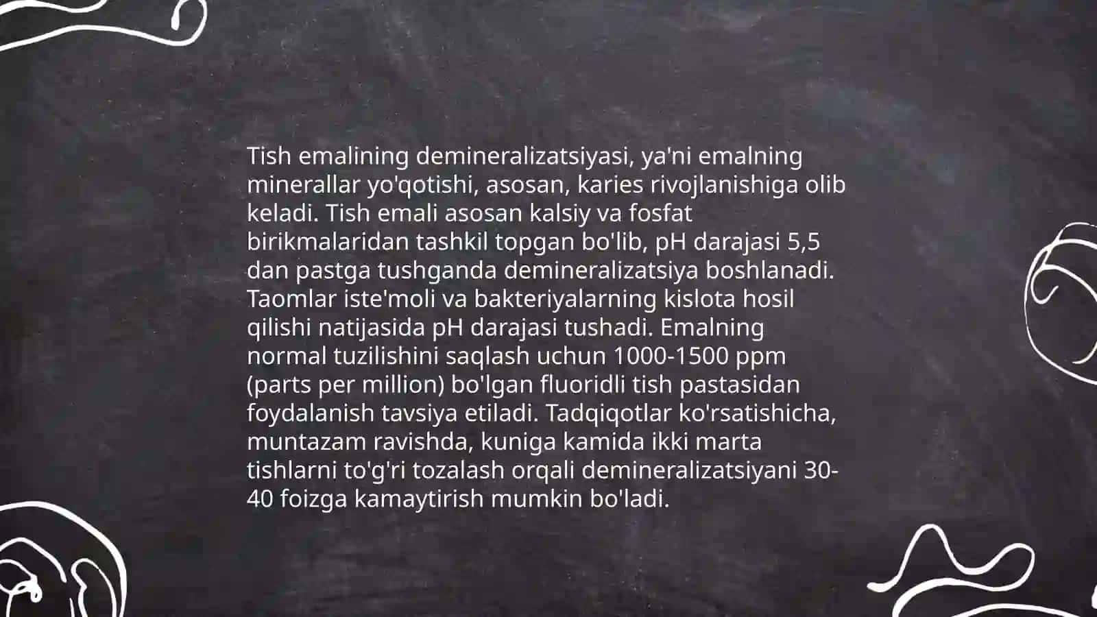 Kariesgen omillar (mahalliy umumiy) 4