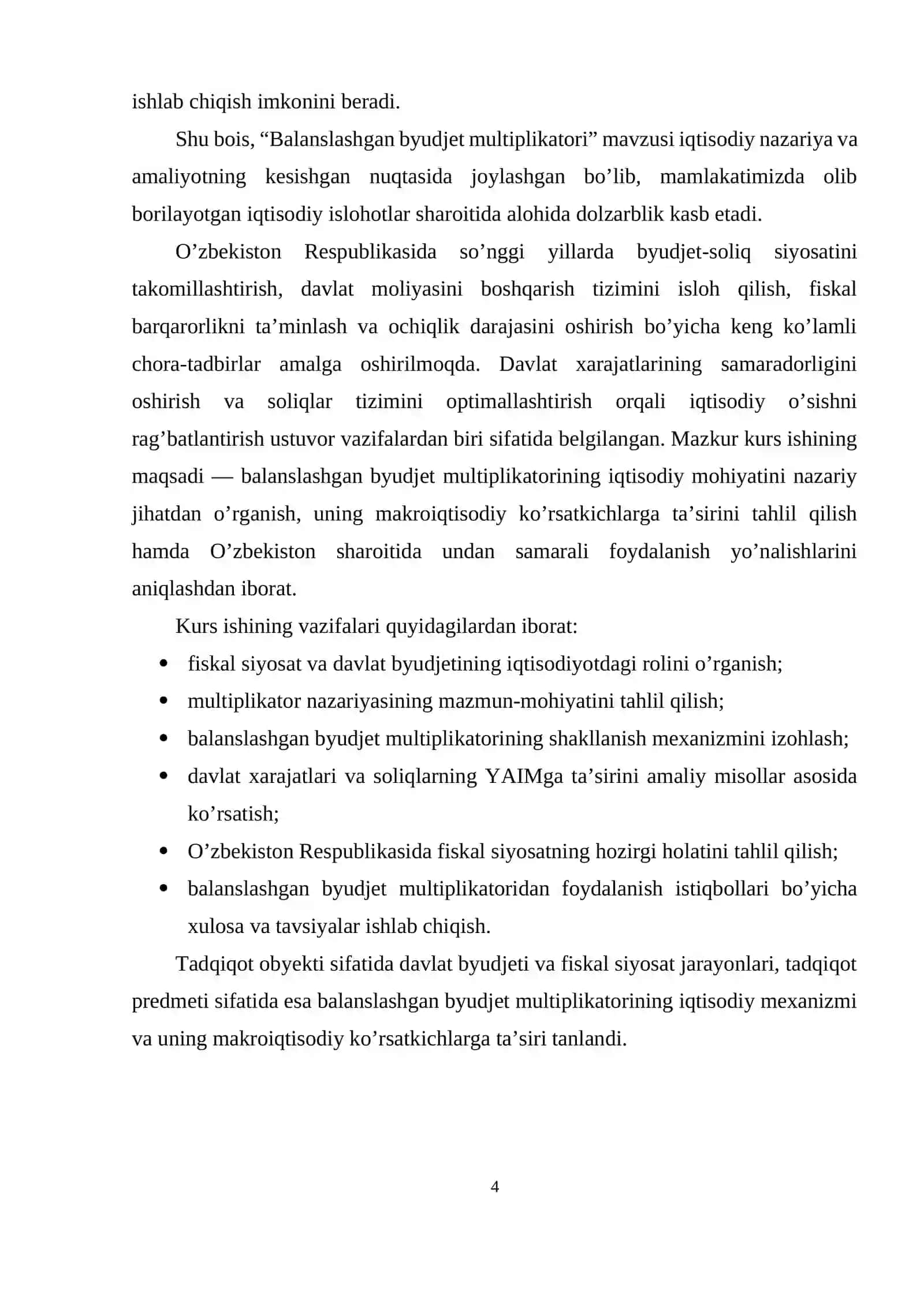 BALANSLASHGAN BYUDJET MULTIPLIKATORI 4