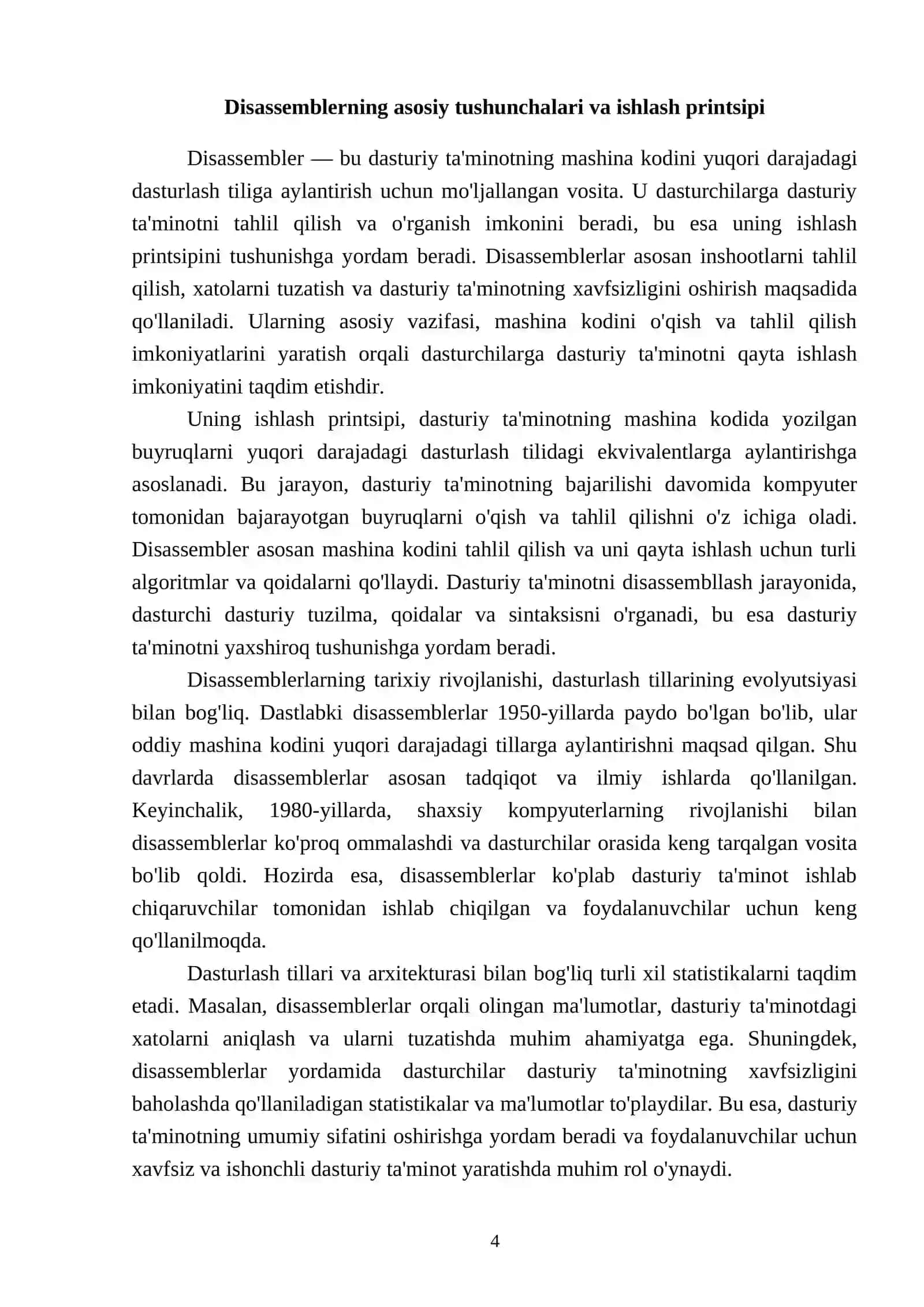 Disassembler va debugger tushunchasi 4