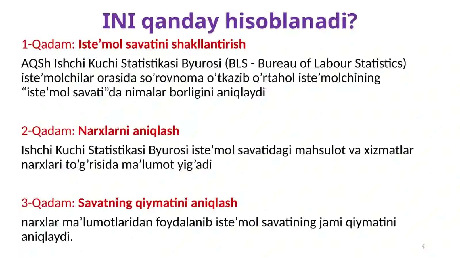 Turmush harajatlari hisoblash 4