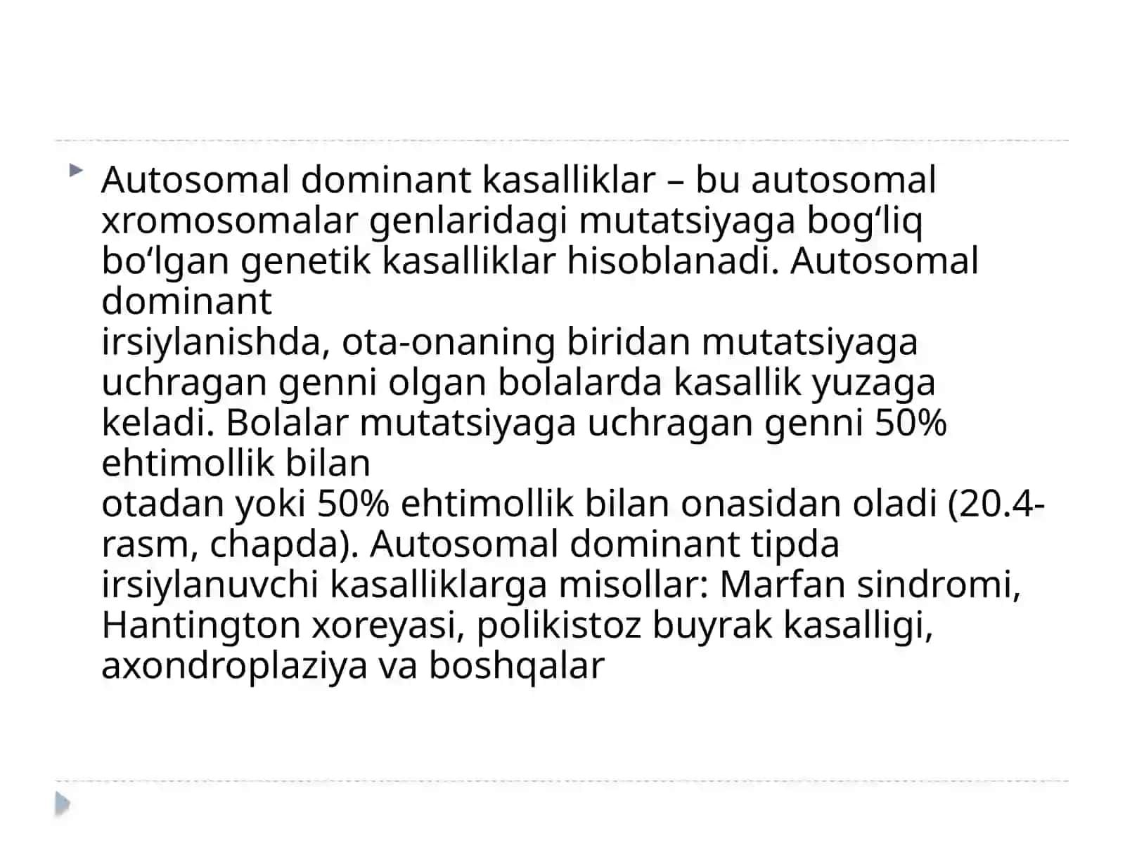 Mitoxondriya va xrmosomalik kasalliklar 4