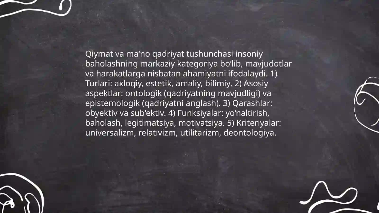 Qadriyatlar falsafasi 4