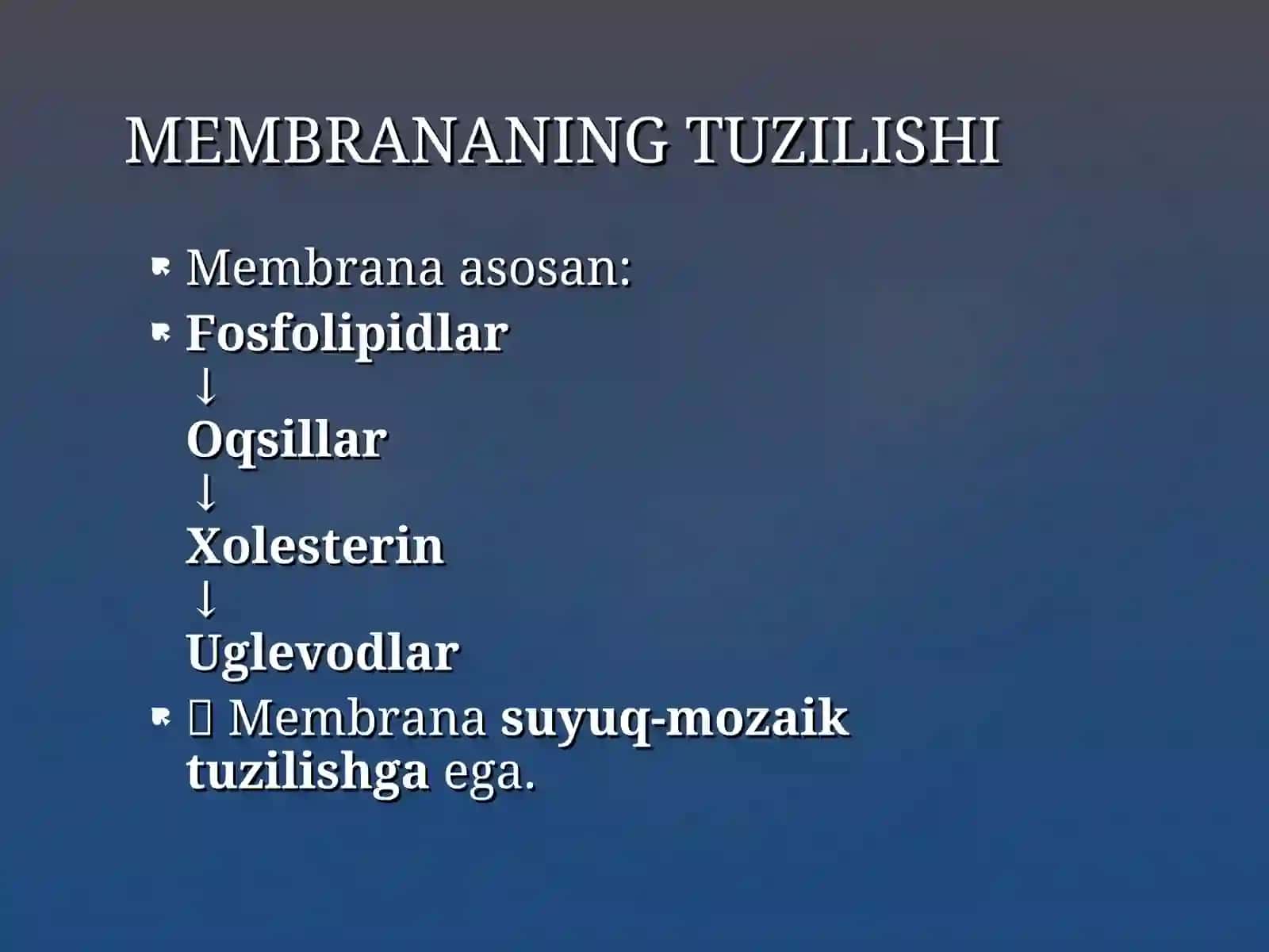 Hujayra membranasi va sitoplazma 4