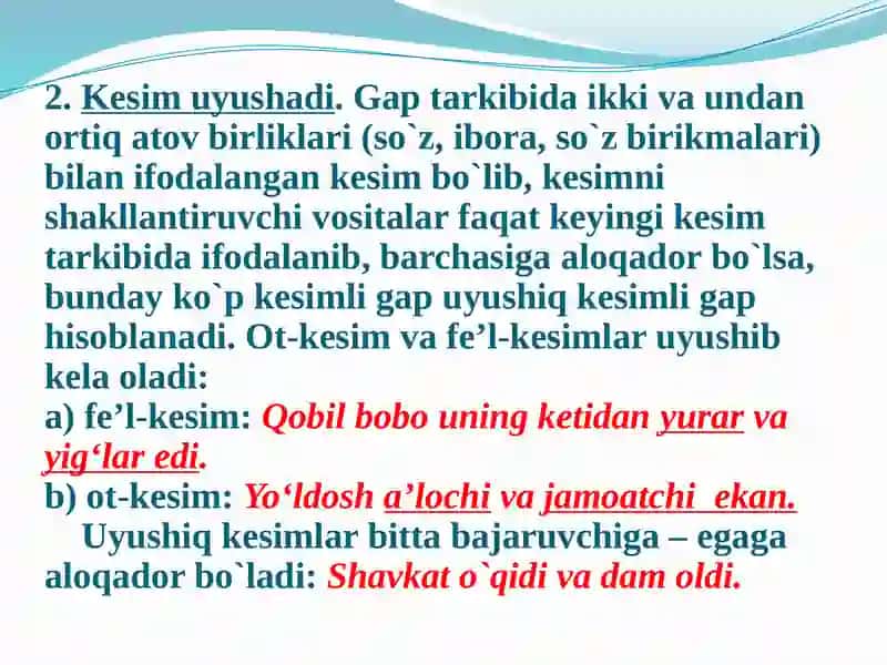 GAPNING UYUSHIQ BO‘LAKLARI 4