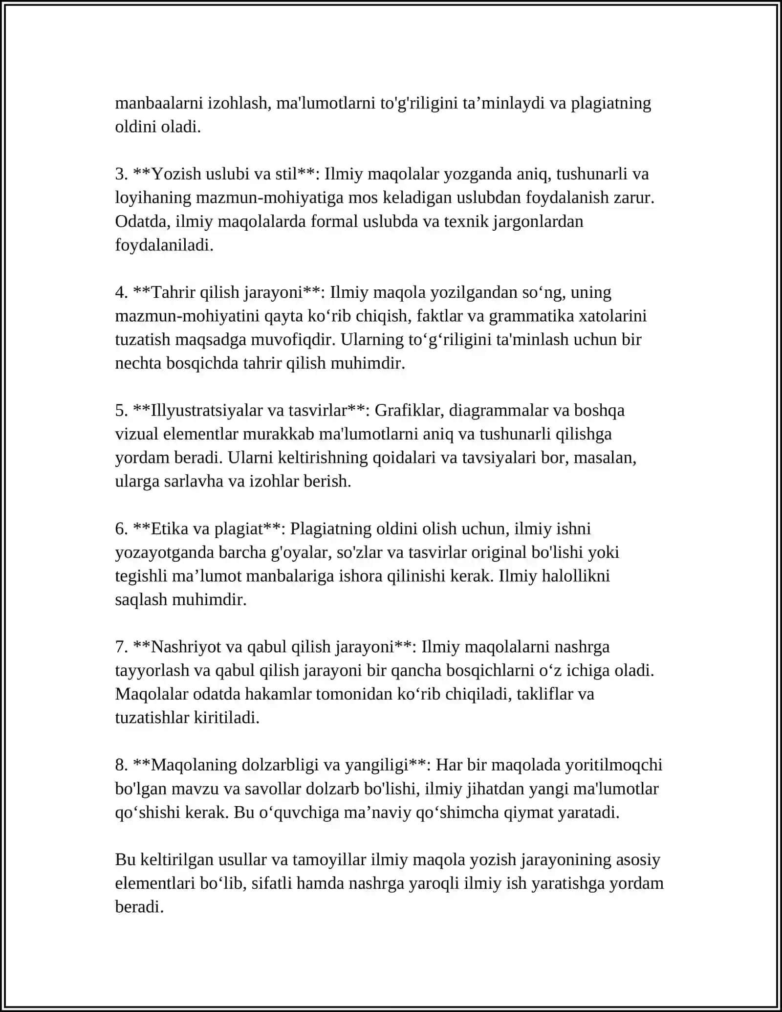 ILMIY MAQOLAGA REZYUME YOZISH 4