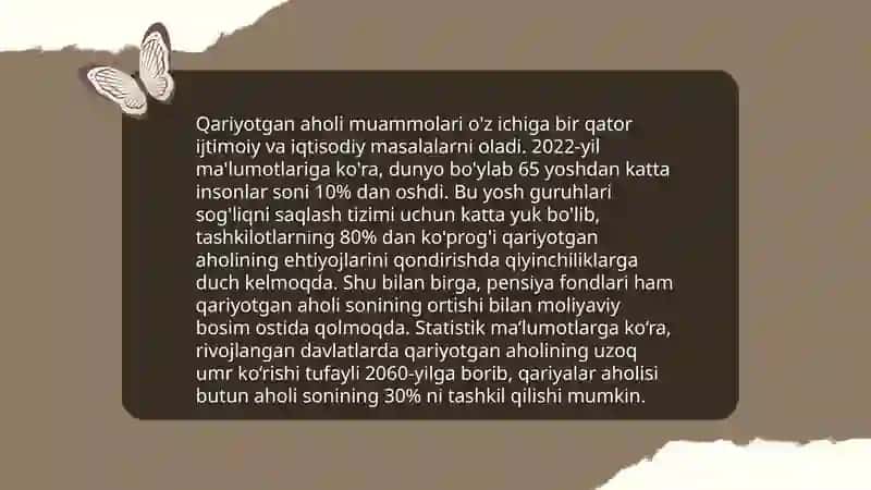 Global demografik muammolar va ularni xal etish yoʻllari 4