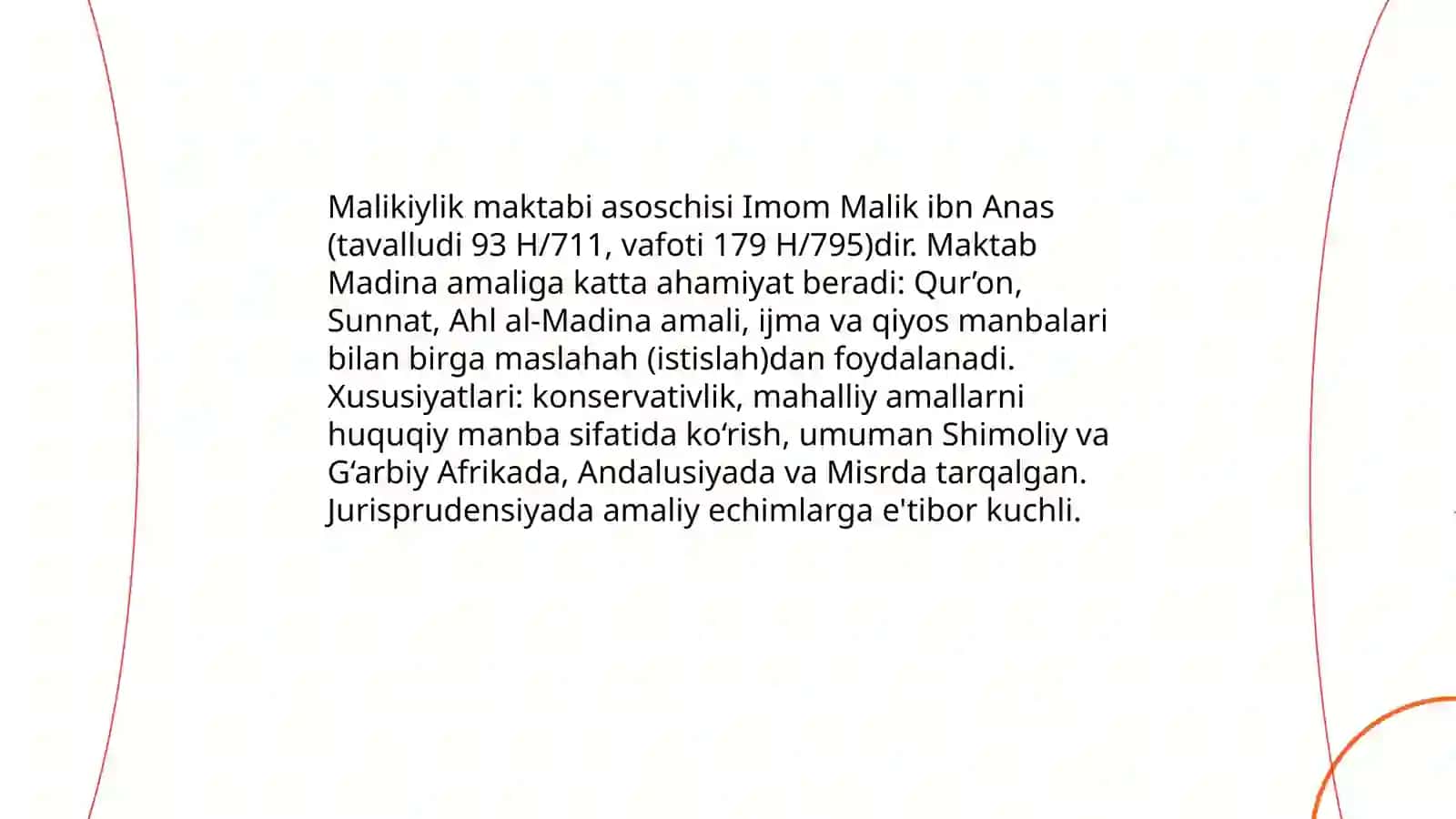 Sunniylikdagi fiqhiy maktablar 4