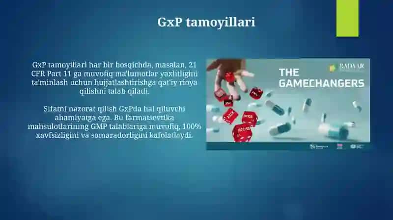 GxP tushunchalarining ta’rifi, Milliy, mintaqaviy GMP qoidalari 4