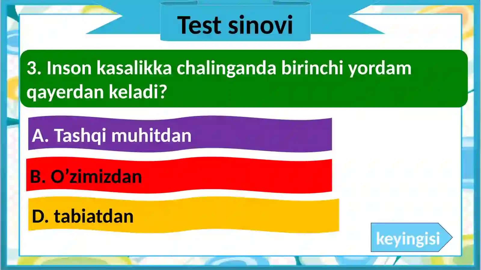 Virus nima? 4-sinf Tabiiy fandan dars ishlanma 4