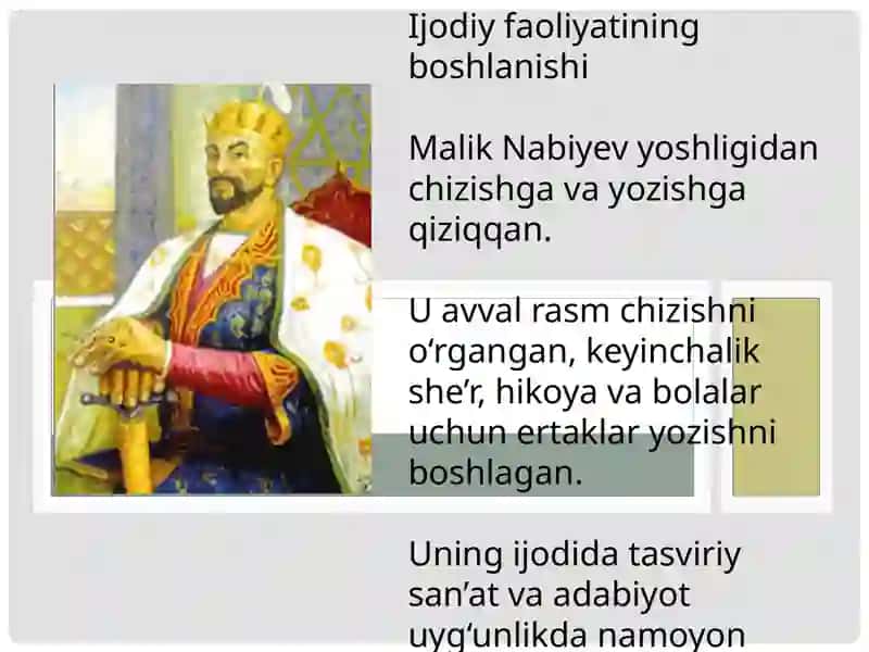 Malik Nabiyev hayotiy va ijodi 4