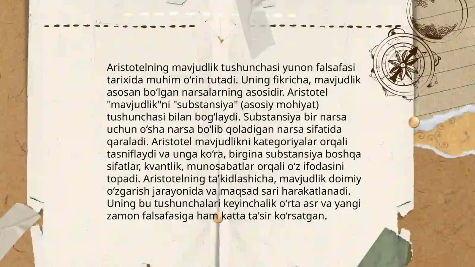 Aristotel Ontologiyasi 4