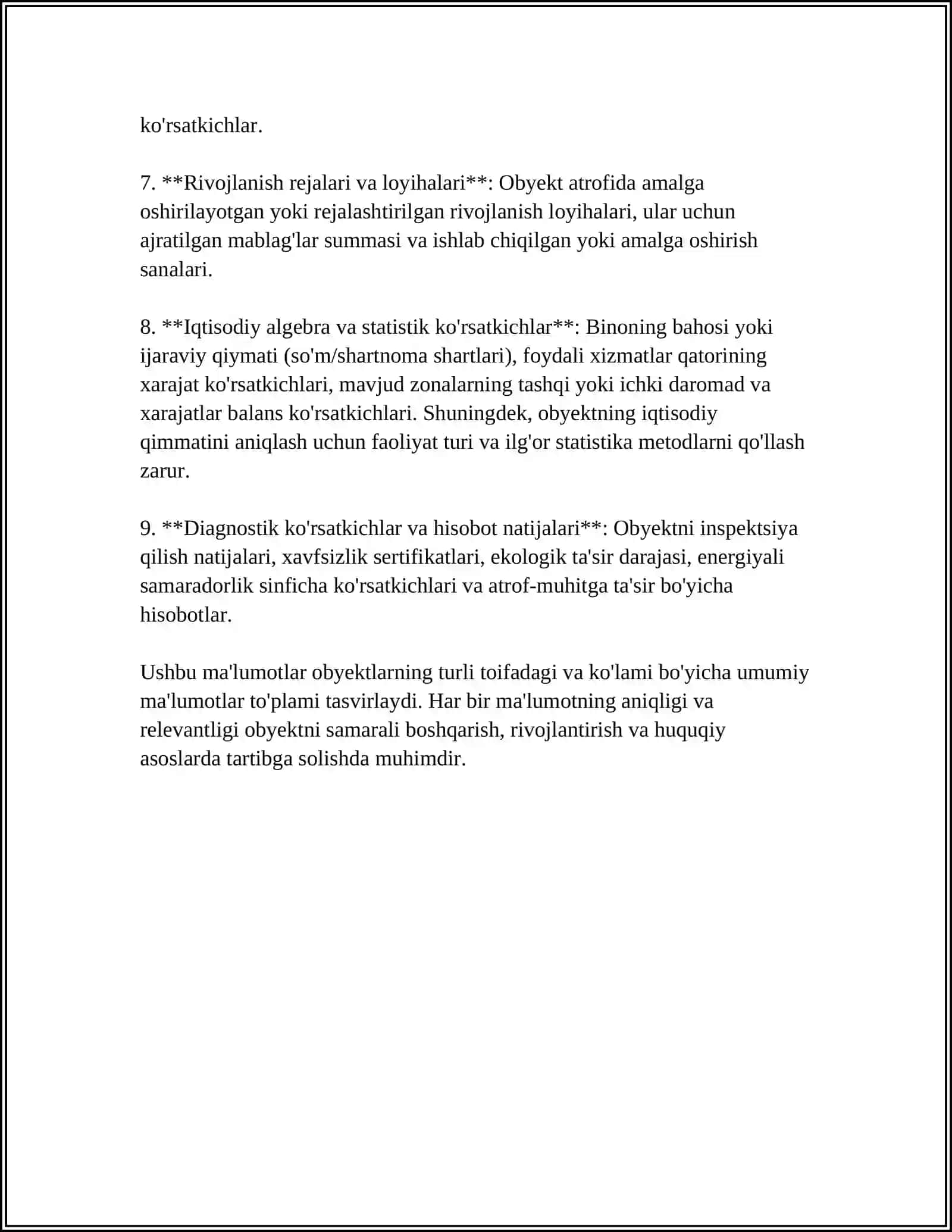 OBYKETNING XUSUSIYATLARINI KOʻRISH 4