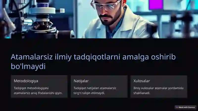 Atamalarning ilmiy va kasbiy sohadagi ahamiyati 4