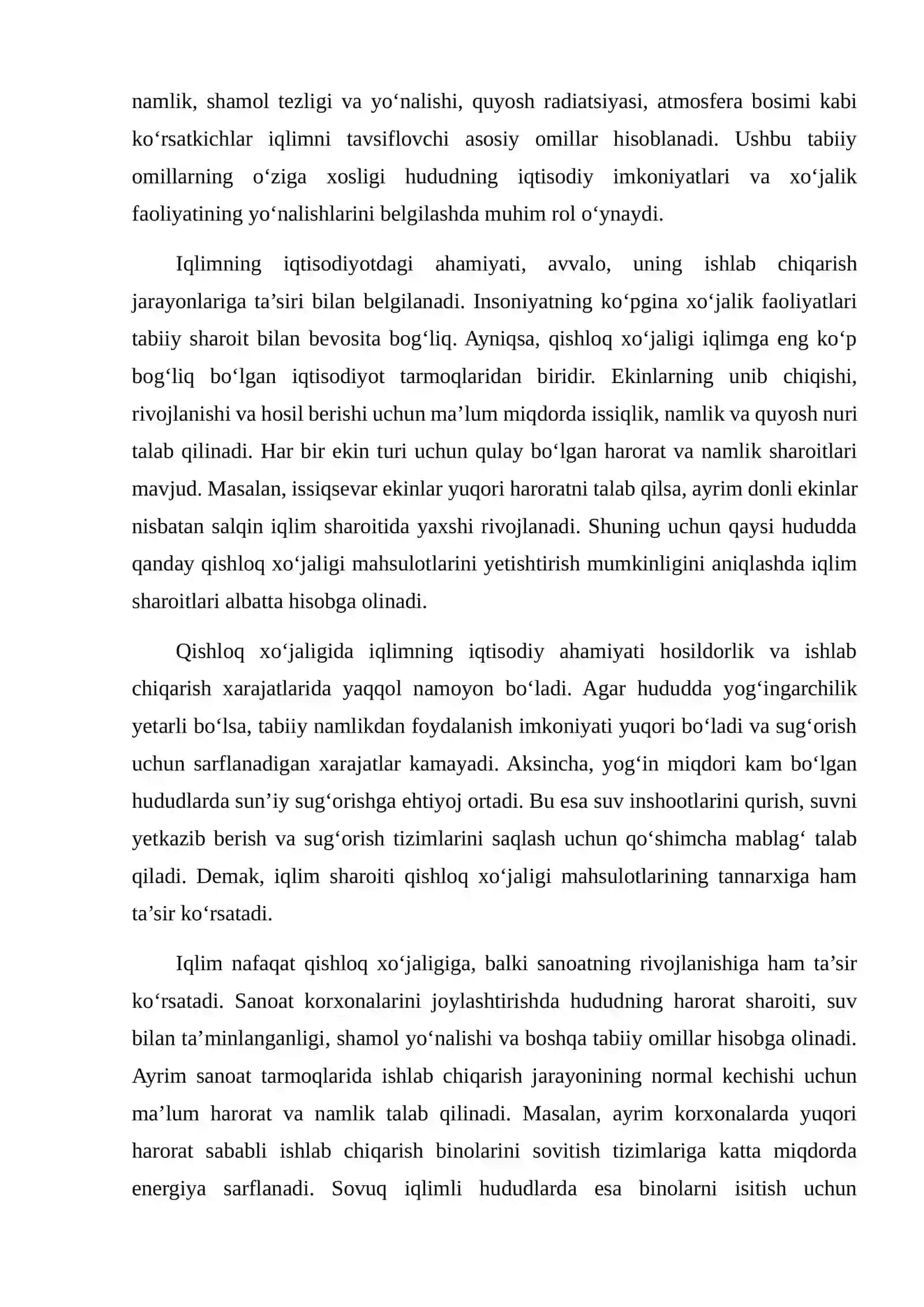 IQLIMNING IQTISODIY BAHOLANISHI 4