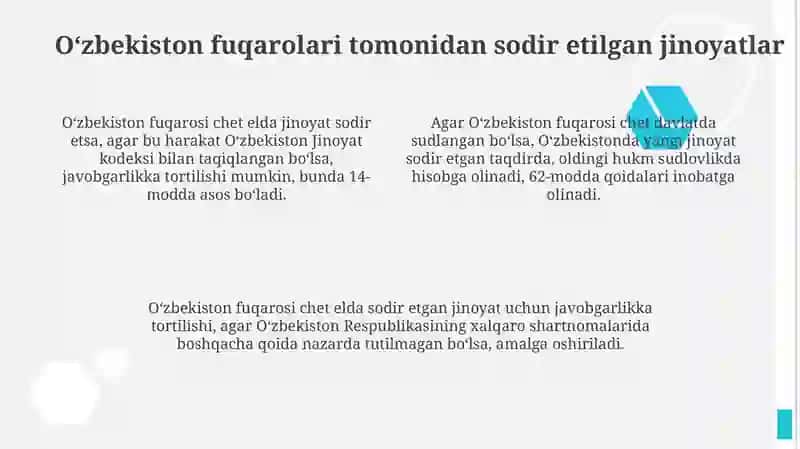 Oʻzbekiston Respublikasi Jinoyat Kodeksi 4