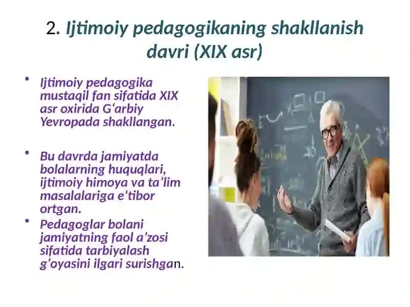 Xorijda ijtimoiy pedagogikaning rivojlanishi 4