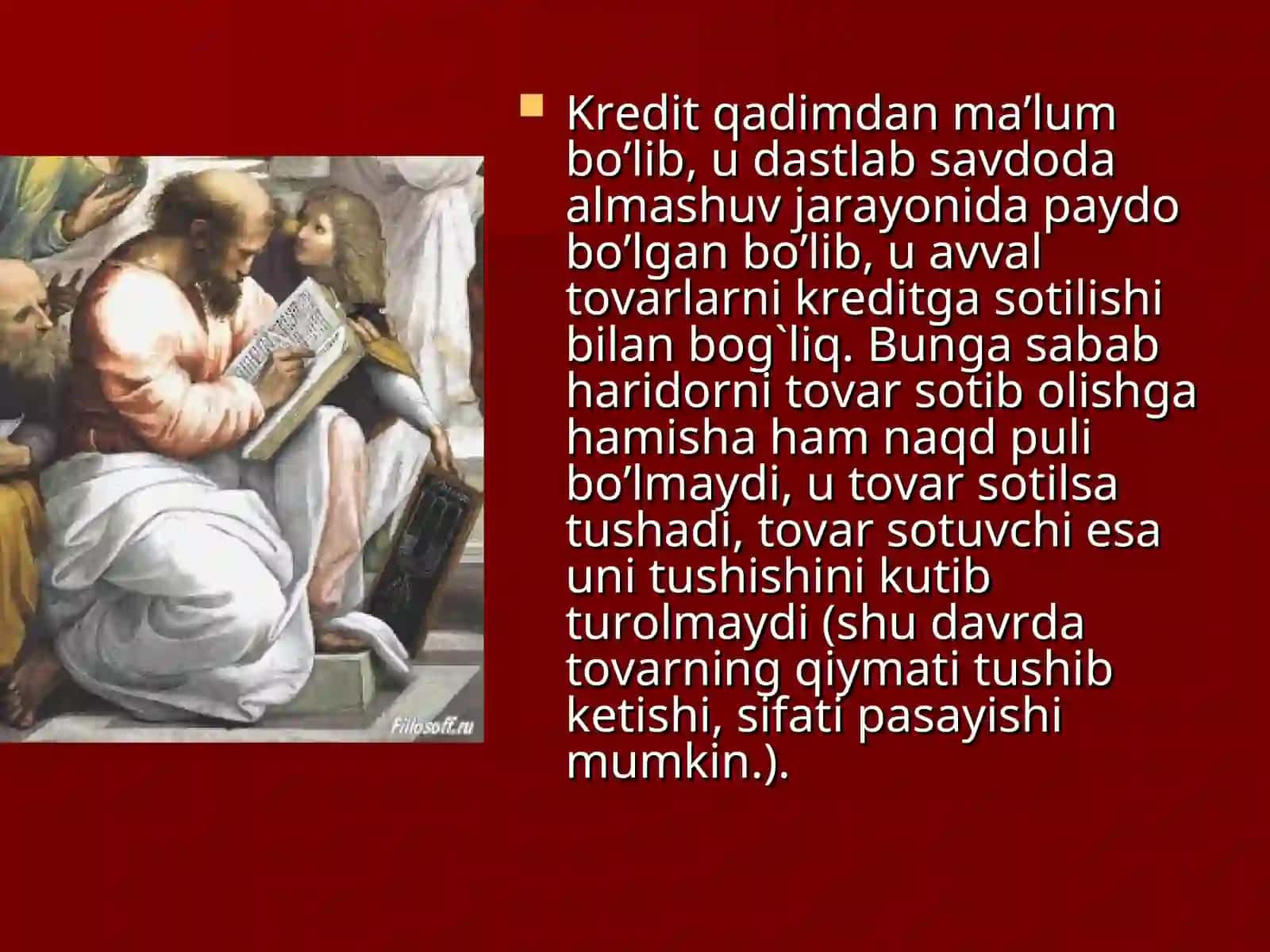 Kreditning mohiyati va moliya tizimidagi roli 4