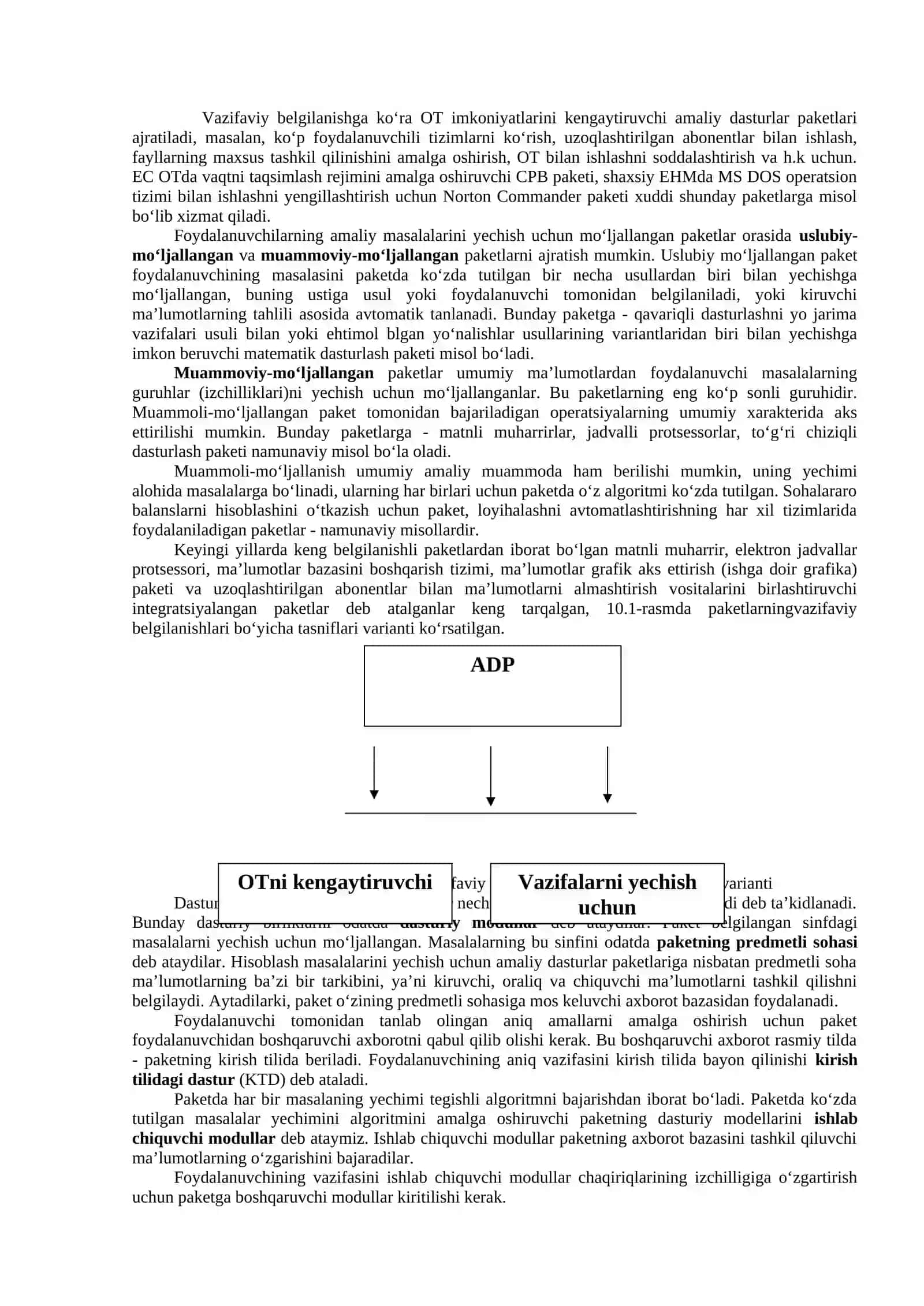 SISTEMAVIY DASTURIY TA’MINOT VA ULARNING TURLARI 4