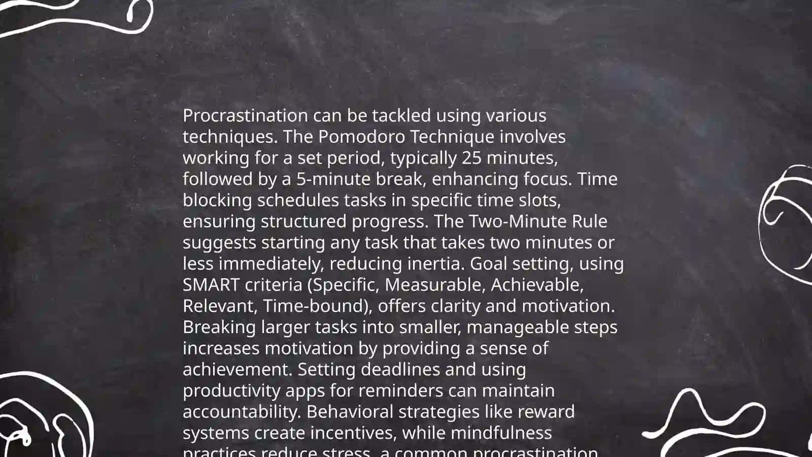 Procrastination and Time Management 4