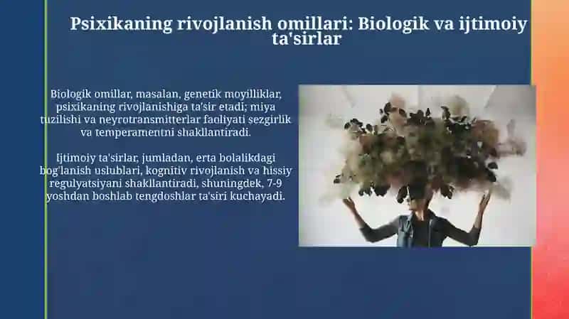 Inson psixikasining paydo bo'lishi va rivojlanishi 4