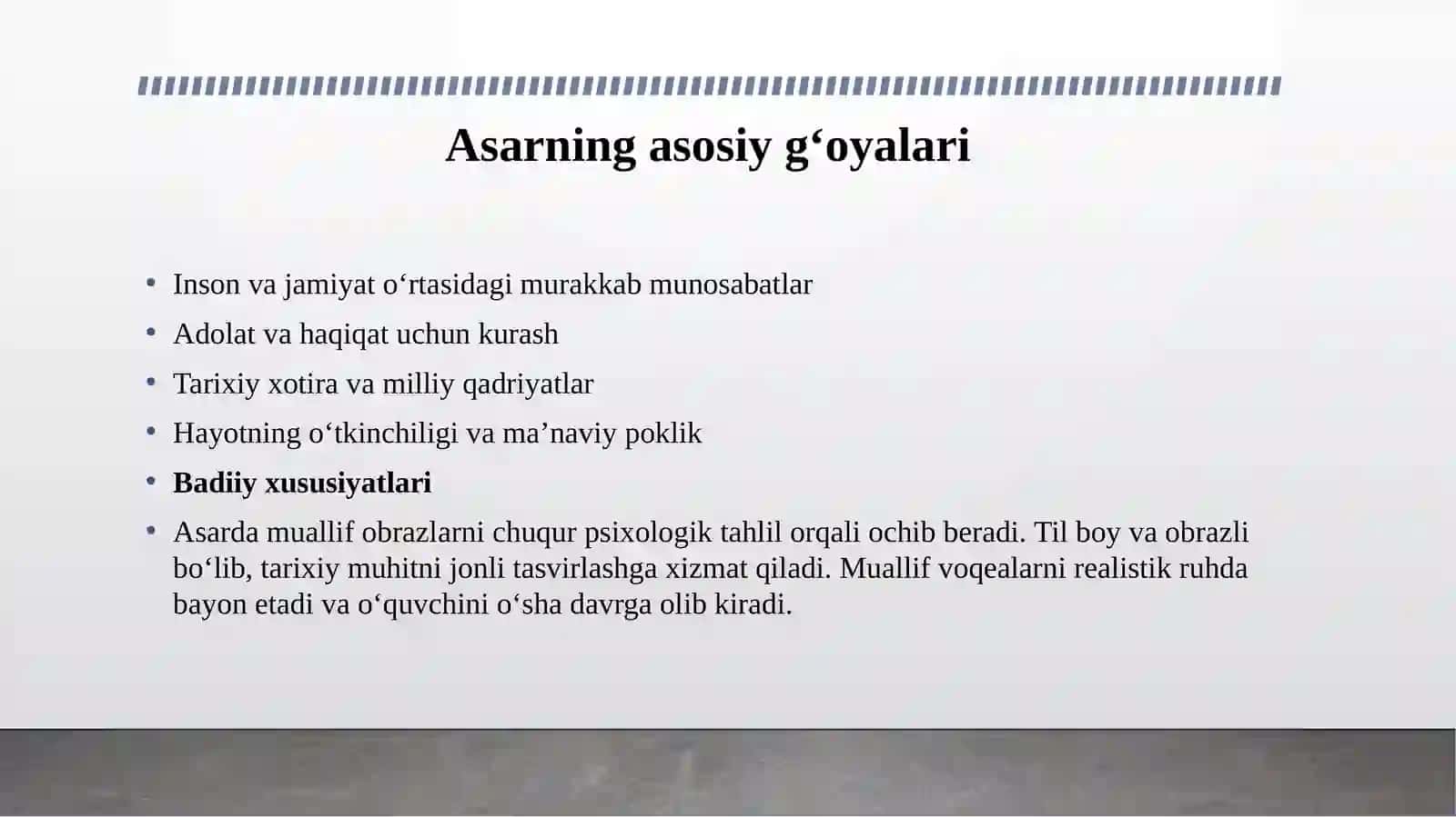 ODIL YOQUBOVNING KO‘HNA DUNYO ASARI 4