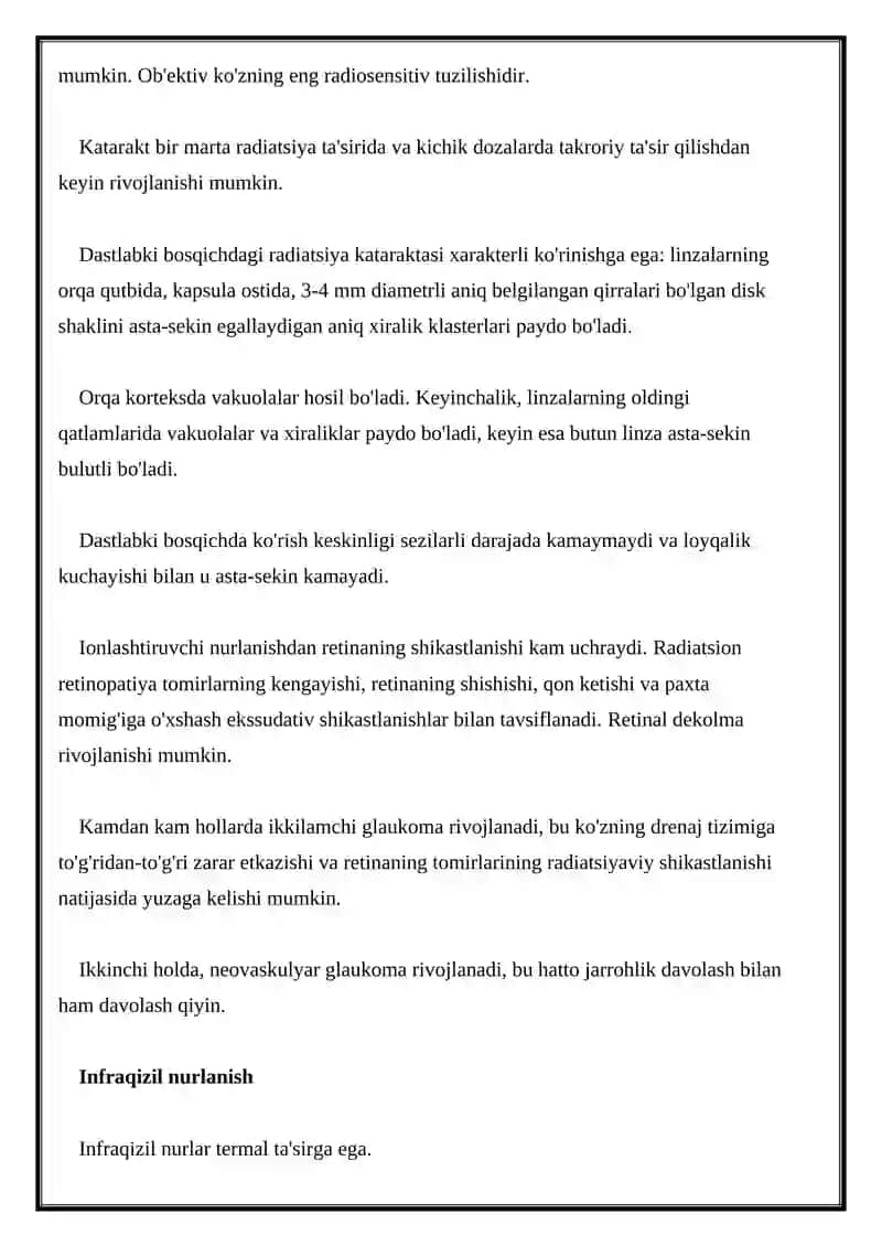 Ko'zning ultrabinafsha ta'siri 4