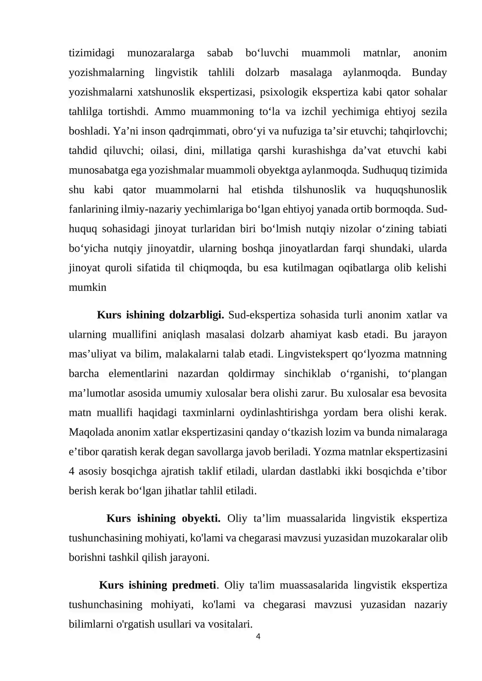 LINGVOKRIMINALISTIKA ASOSLARI 4