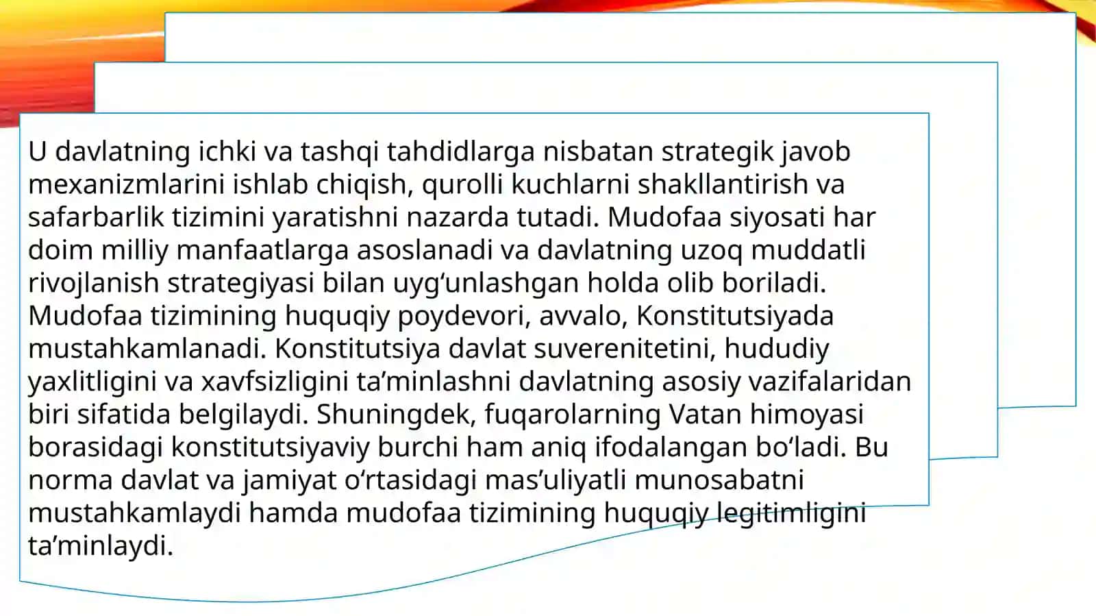 Mudofaa va xavfsizlik 4