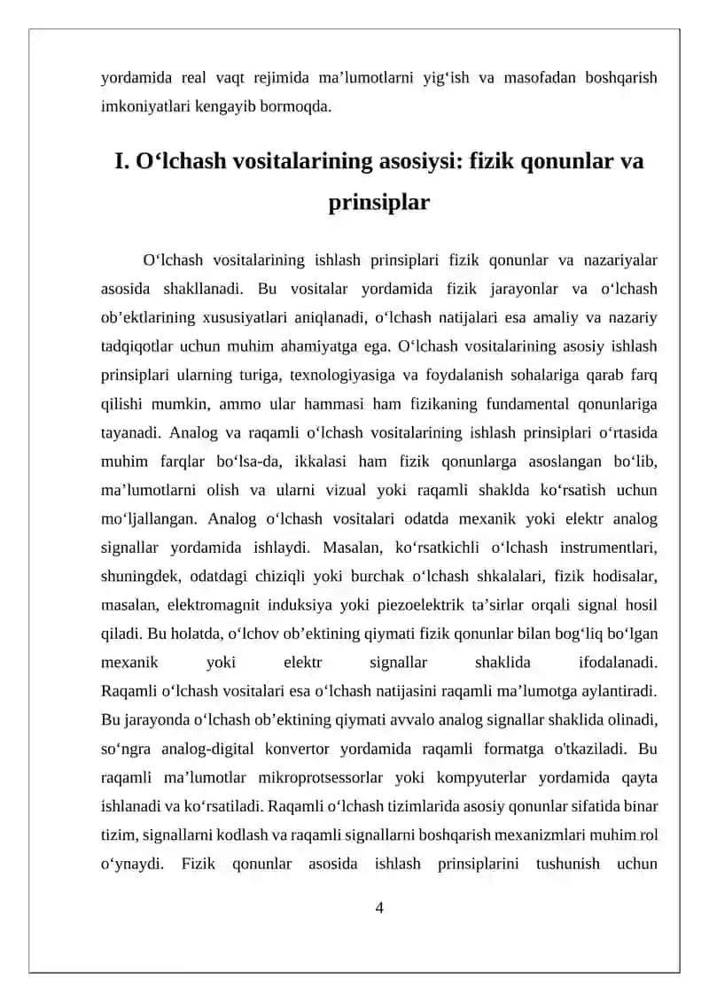 OʻLCHASH VOSITALARI ISHLASH PRINSIPLARI 4