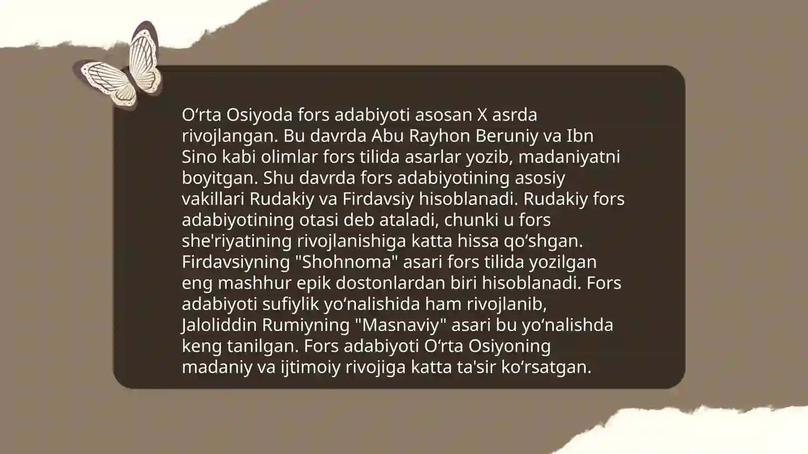 O‘rta Osiyo arab adabiyoti 4