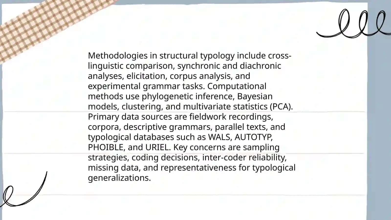 Structural Typology 4