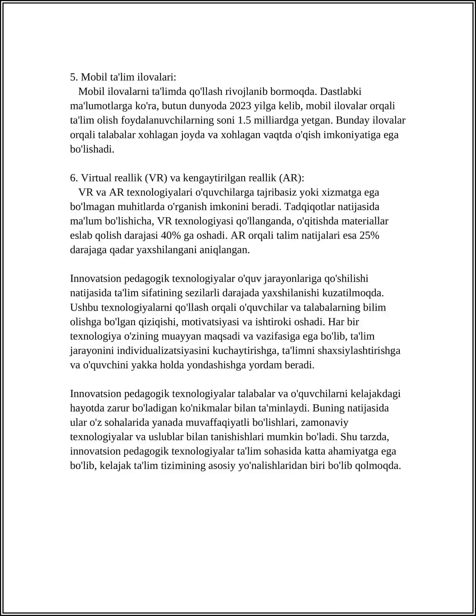 Innovatsion pedagogik texnologiyalar 4