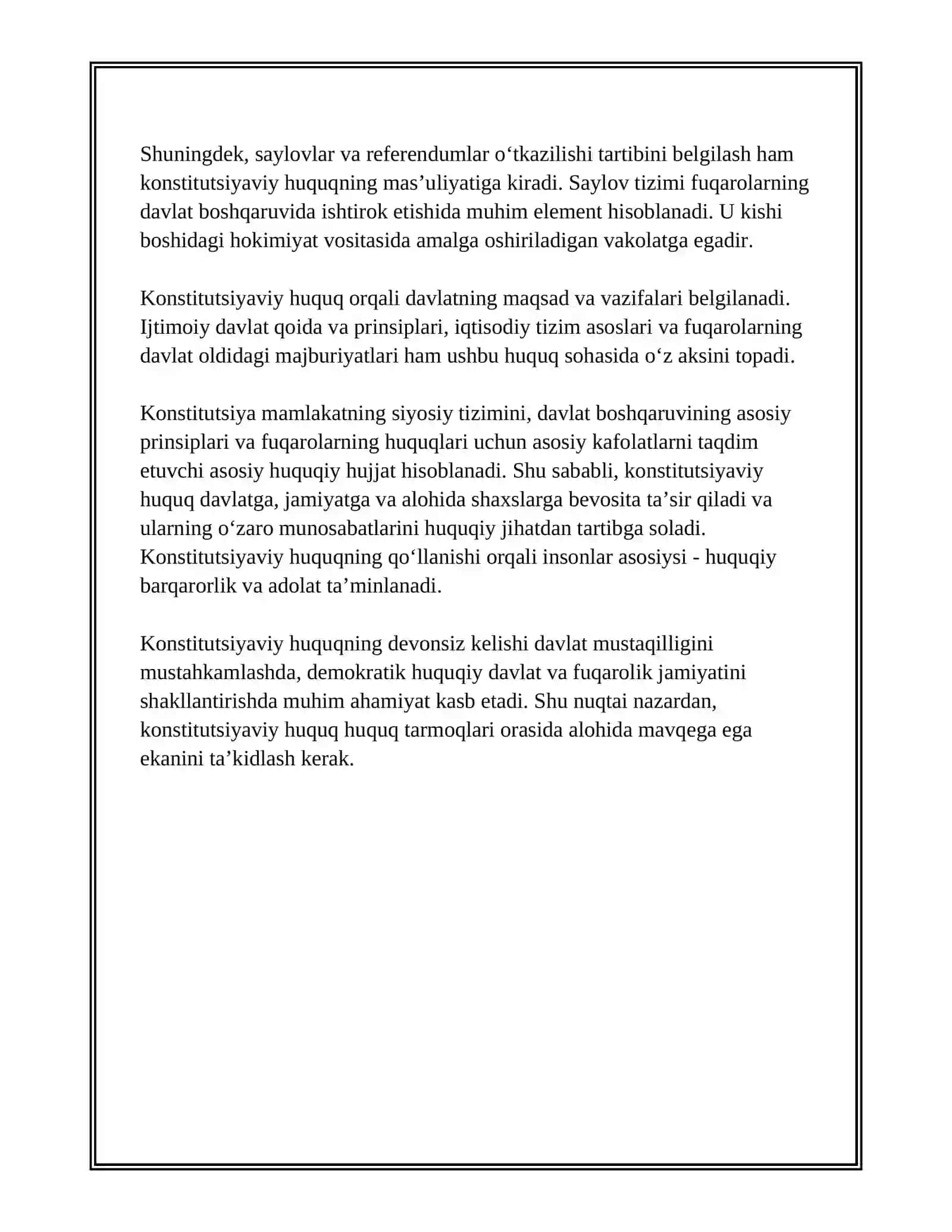 HUQUQ TARMOQLARI 4