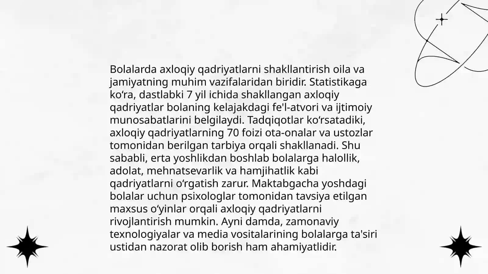 Oila muhitida axloqiy tarbiya 4