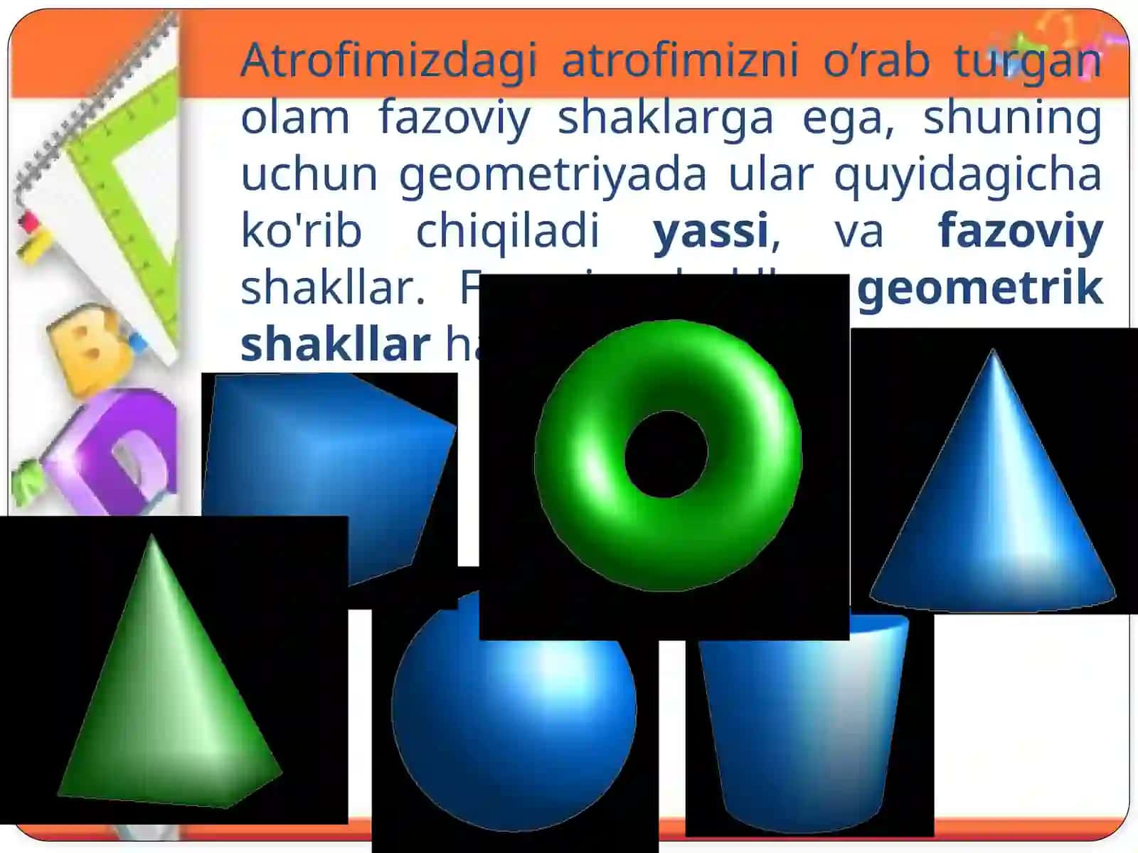 Fazoviy shakllar geometriyasi 4