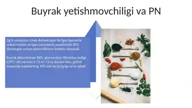 Porenteral ovqatlanish va uning klinik ahamiyati 4