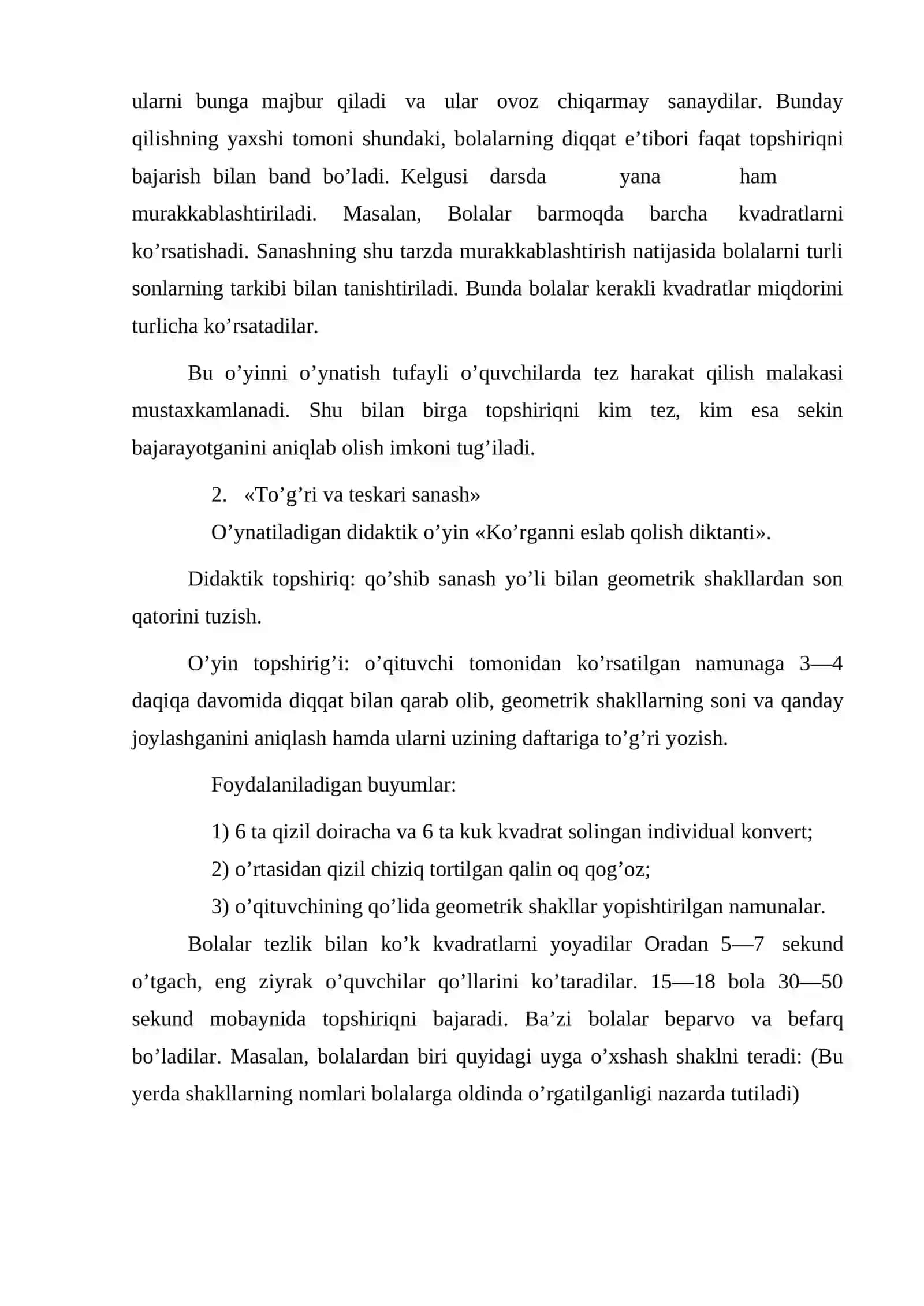 Didaktik o’yinlarning tasnifi 4