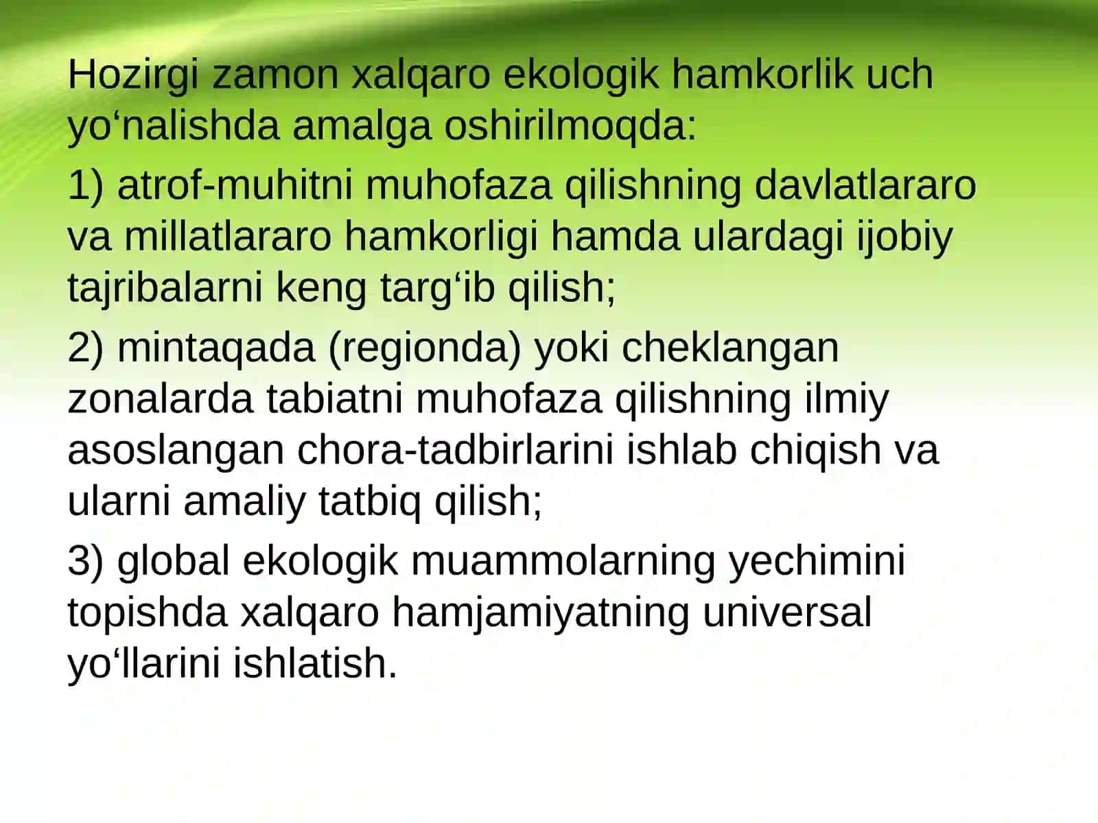 Ekologik iqtisodiyot va atrof- muhit 4
