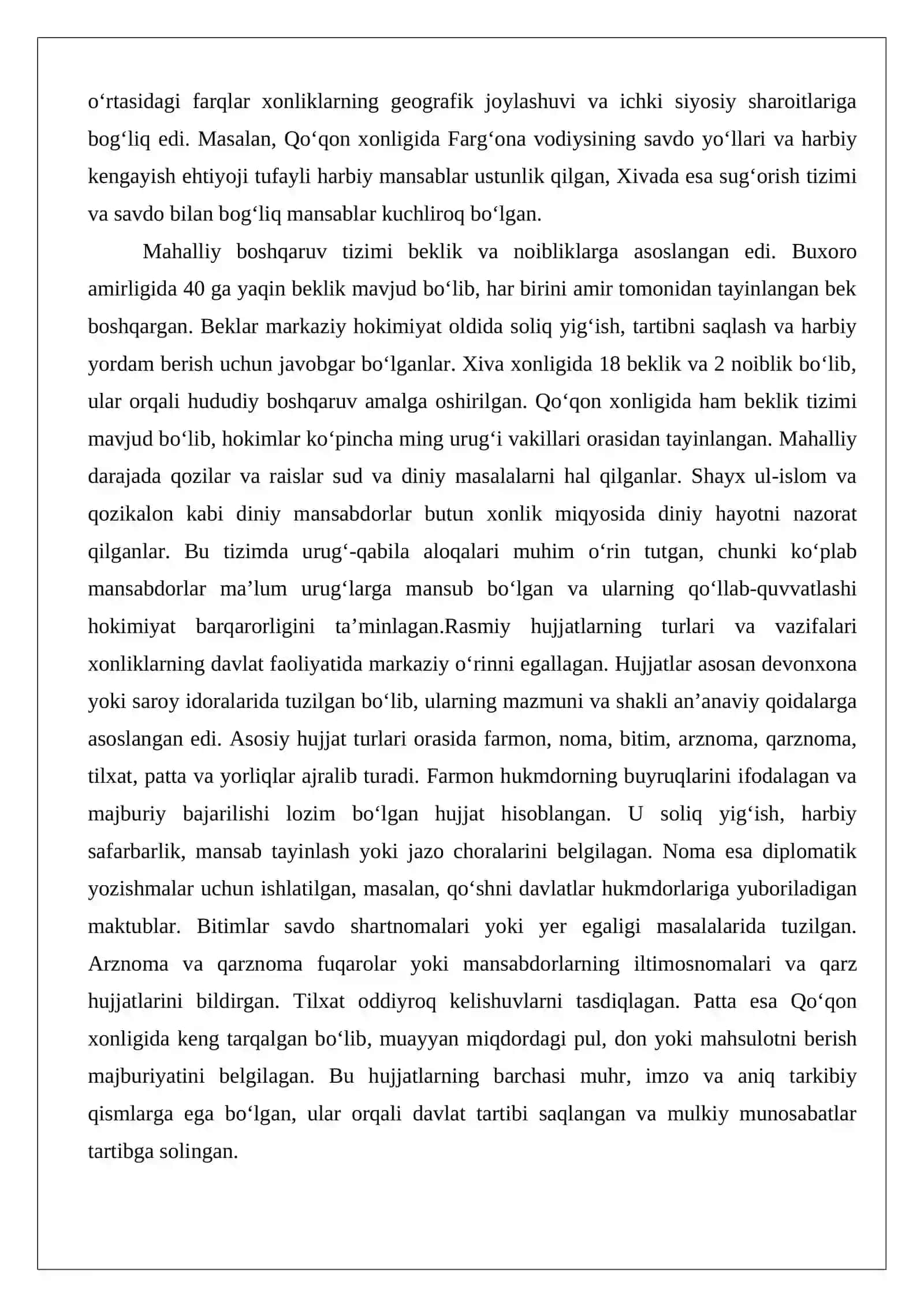 O‘rta Osiyo xonliklaridagi yorliqlar 4