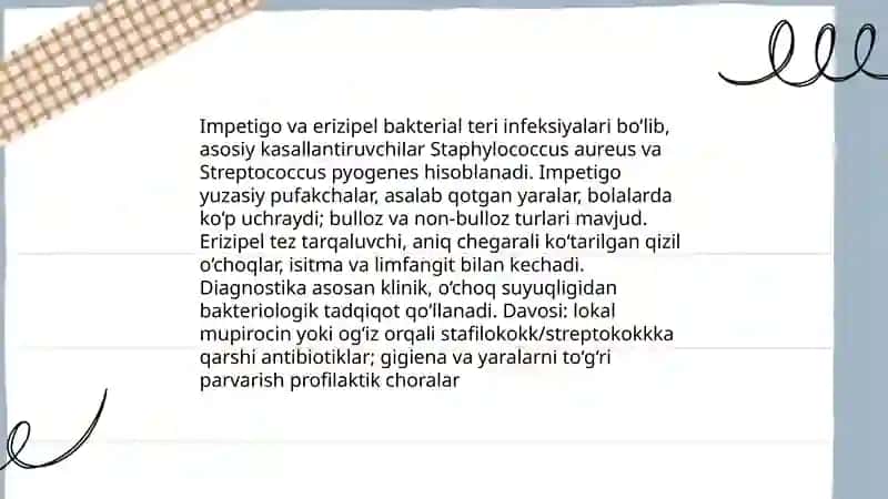 Terining kasalliklari va gelmentozlari 4