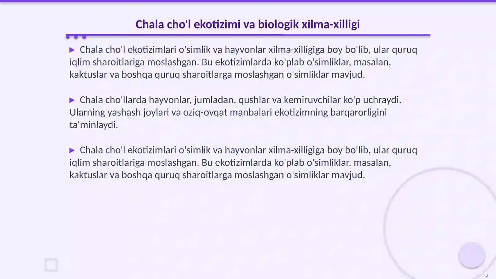 Dasht, Chala cho'l va cho'l tuproqlari 4