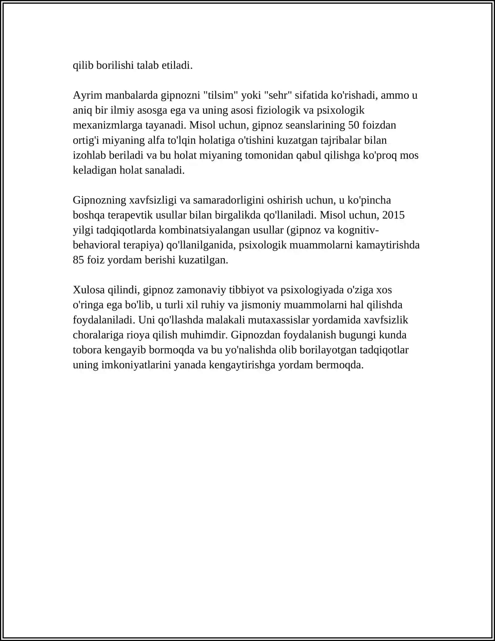 HOTIRA VA GIPNOZ 4