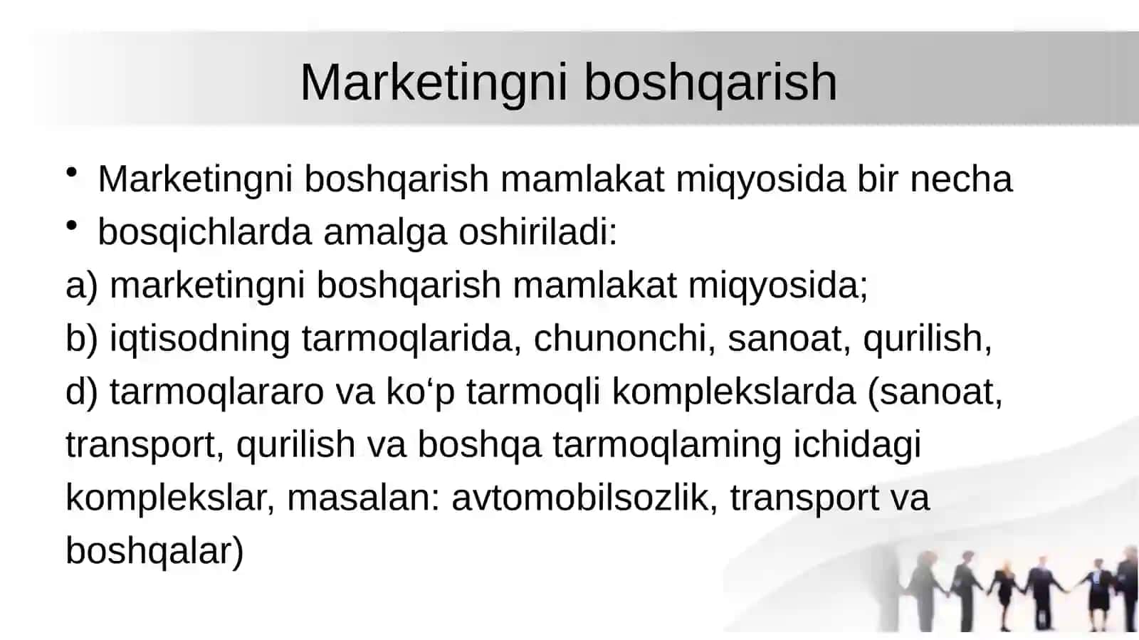 Marketingni boshqarish 4