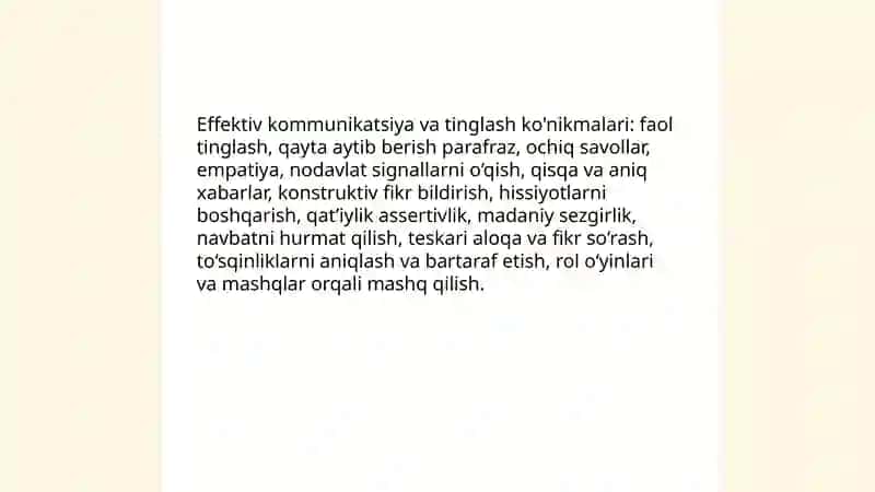 Sotsial psixologik trening 4