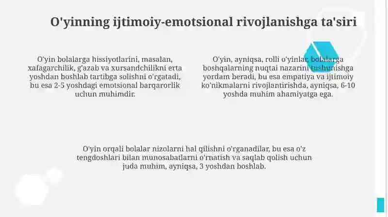 Bolalar o'yinlarining psixalogik asoslari 4
