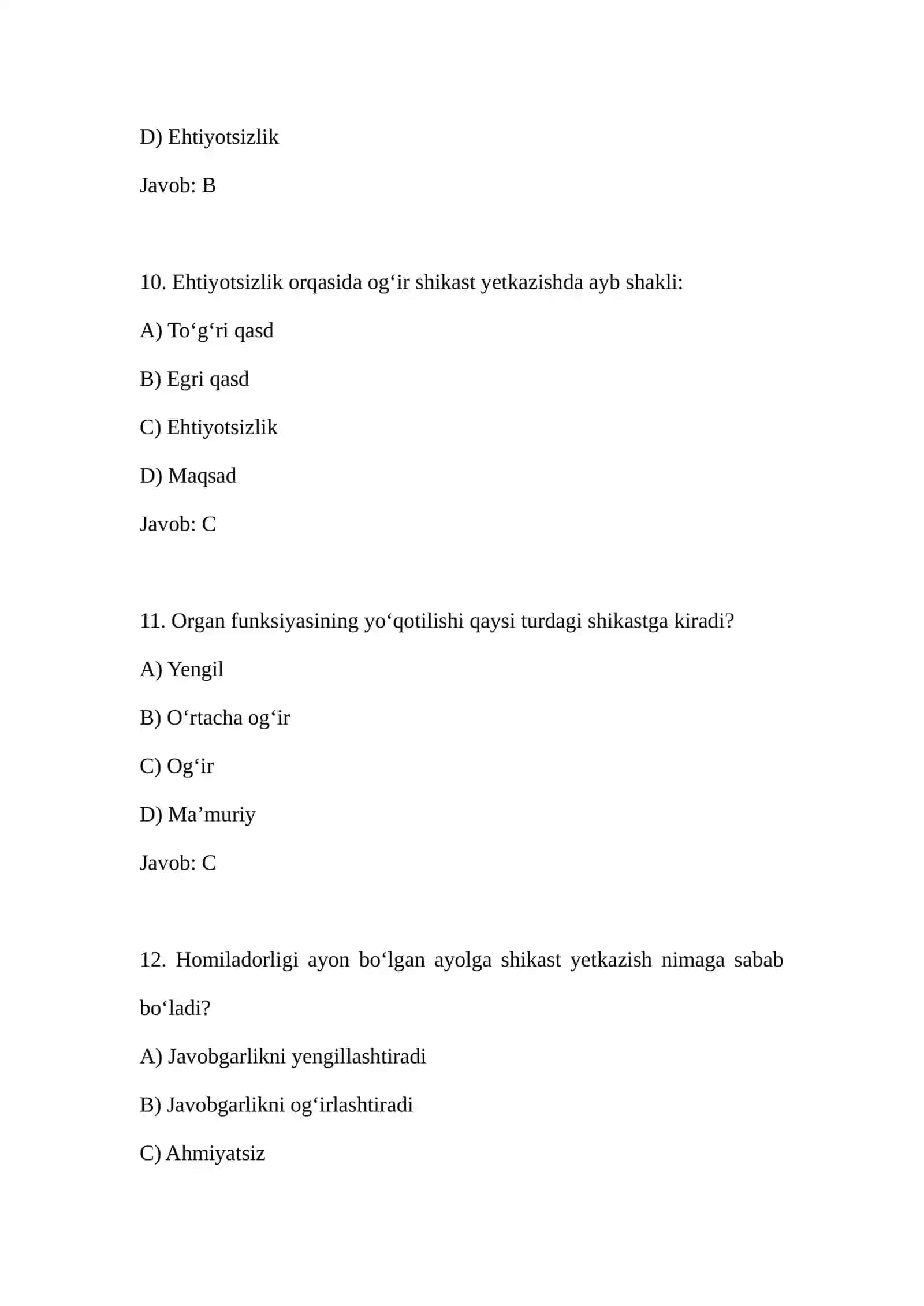 Og‘ir shikastning xususiyatlari 4
