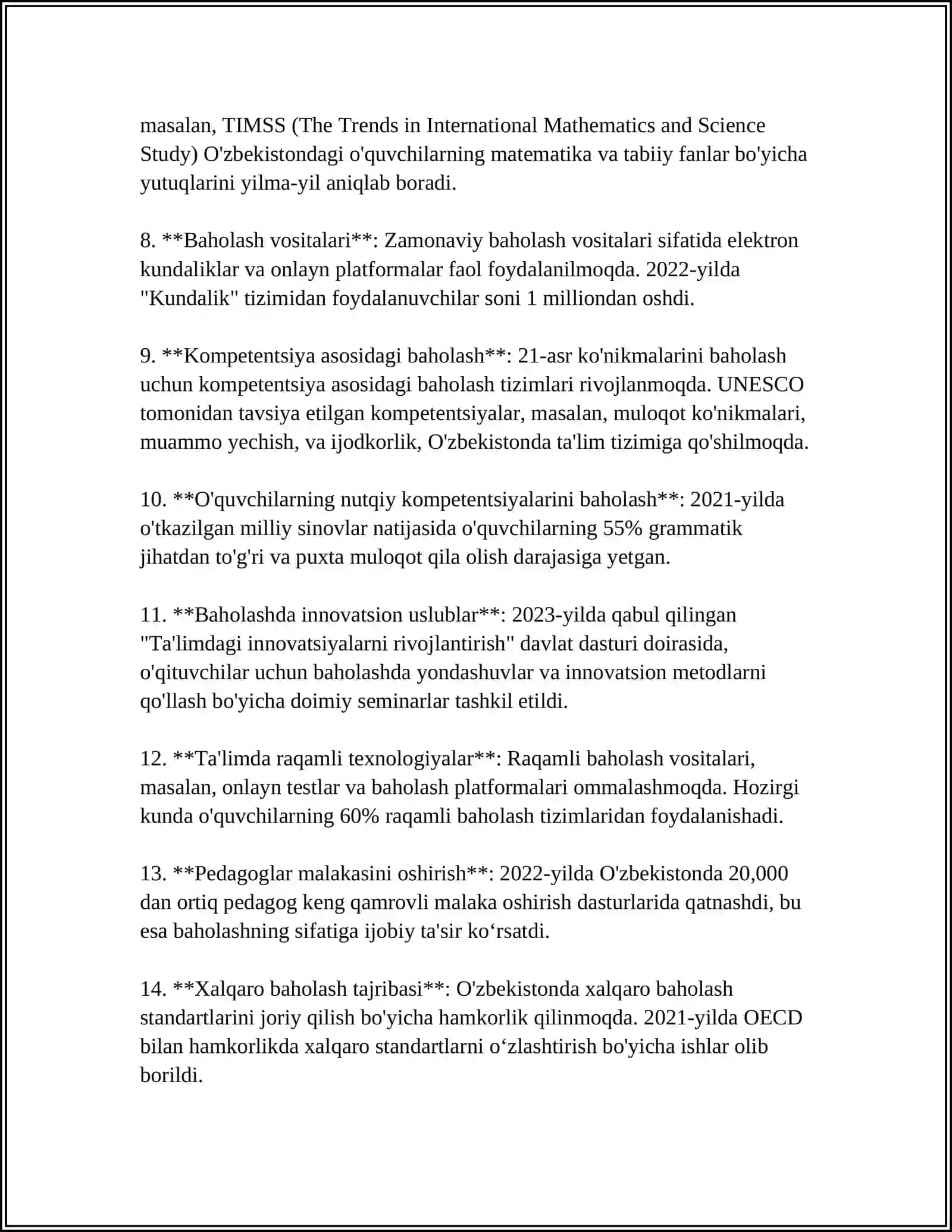 PEDAGOGIK KVALIMETRIYANING MAZMUNI 4