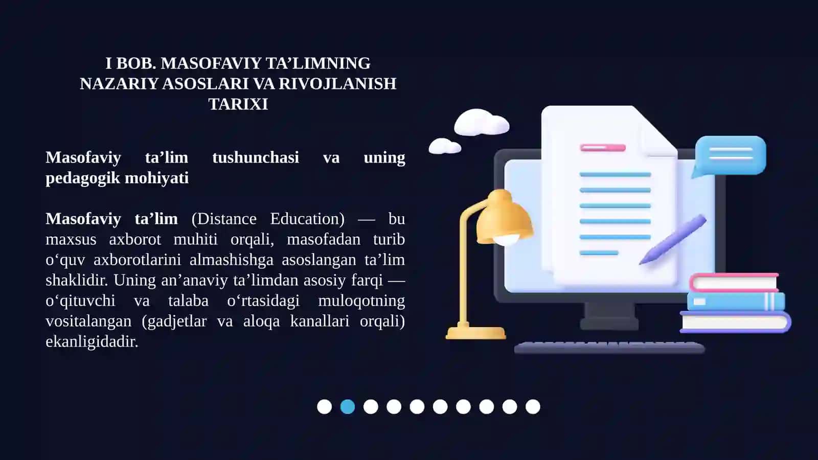 Masofaviy ta'lim va unig turlari 4