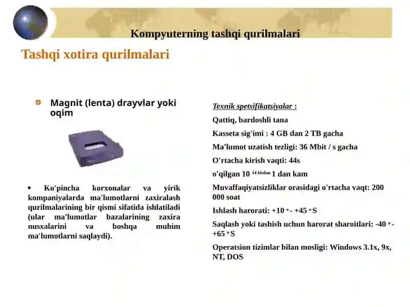 Kompyuterning tashqi qurilmalari 4